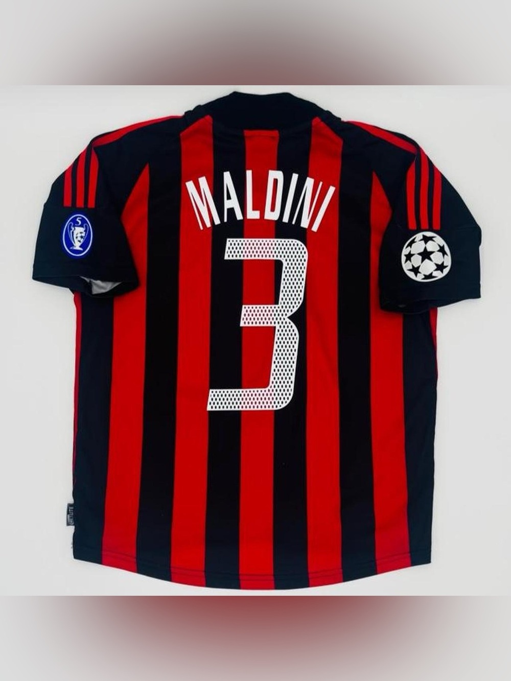 AC Milan Maldini 2002 03 home Champions League jersey
